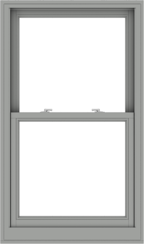 WDMA 32x54 (31.5 x 53.5 inch)  Aluminum Single Double Hung Window without Grids-1