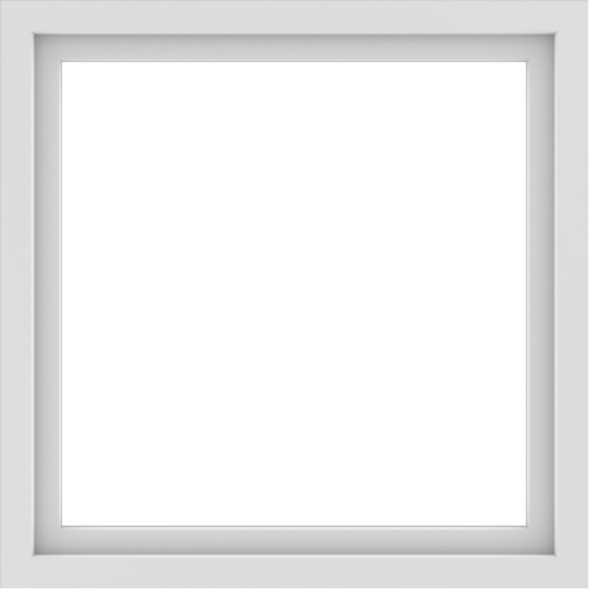 WDMA 36x36 (35.5 x 35.5 inch) Vinyl uPVC White Picture Window without Grids-1