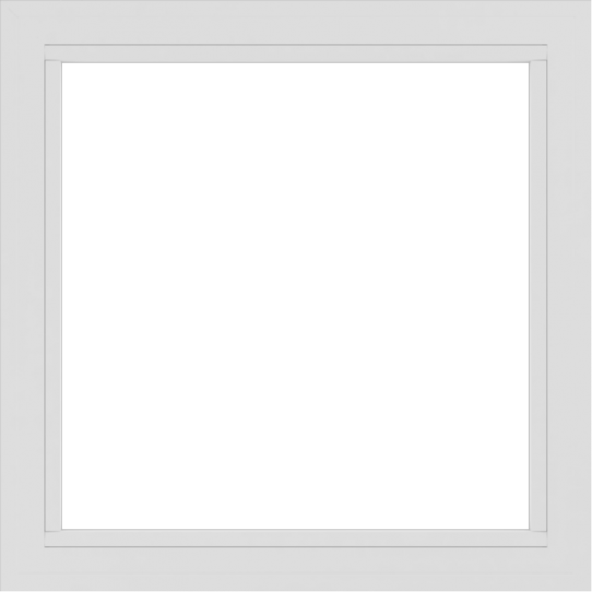 WDMA 36x36 (35.5 x 35.5 inch) Vinyl uPVC White Picture Window without Grids-2