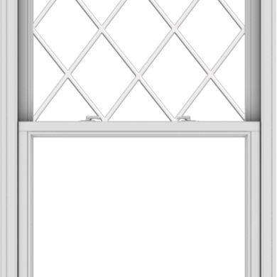 WDMA 36x60 (35.5 x 59.5 inch)  Aluminum Single Double Hung Window with Diamond Grids