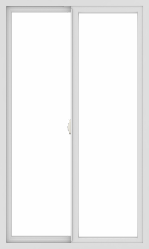 WDMA 36x60 (35.5 x 59.5 inch) Vinyl uPVC White Slide Window without Grids Interior