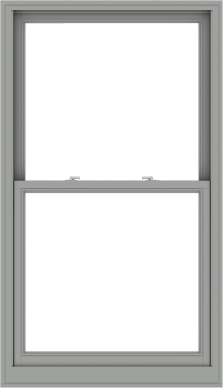 WDMA 38x66 (37.5 x 65.5 inch)  Aluminum Single Double Hung Window without Grids-1