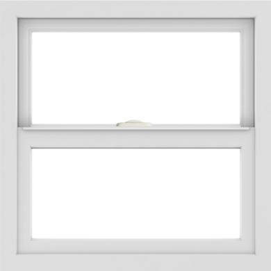 WDMA 24x24 (23.5 x 23.5 inch) White uPVC/Vinyl Single and Double Hung Window without grids interior