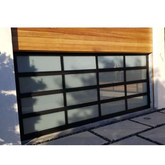 WDMA 8x7 Clear Glass Garage Door