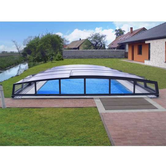 China WDMA aluminium retractable swimming pool covers Aluminum Sunroom