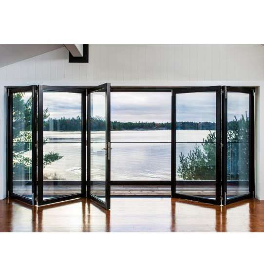 WDMA Building Material Non Standard Motorized Exterior Bi Fold Exterior Doors Patio Doors