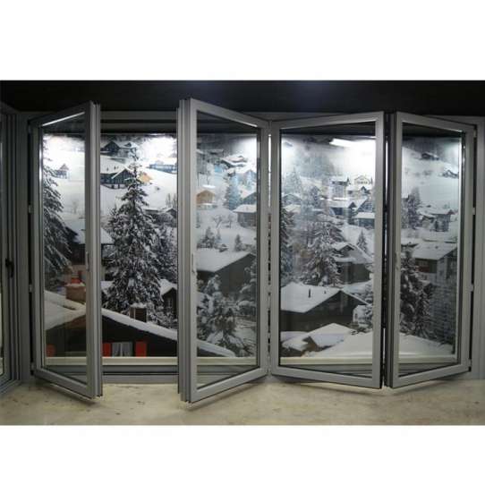 China WDMA Aluminium Folding Inside Doors