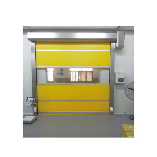 China WDMA Industrial High Speed Remote Control Rolling Shutter Pvc Door