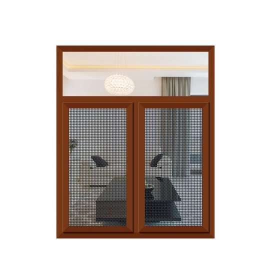 China WDMA Luxurious American Grill Aluminium Clad Wood Double Glazed Doors And Window Tilt turn Fenster
