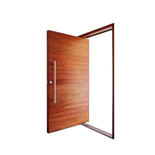 China WDMA Modern Style Solid Wood Main Door Security Home Pivot