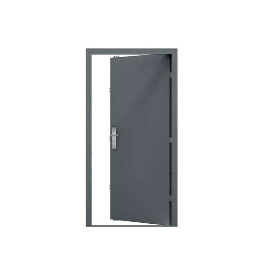 WDMA Security Doors Modern Exterior Front Entrance Doors Double Steel Entry Doors