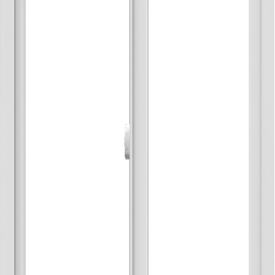 WDMA 30x54 (29.5 x 53.5 inch) Vinyl uPVC White Slide Window without Grids Interior