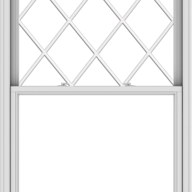 WDMA 44x72 (43.5 x 71.5 inch)  Aluminum Single Double Hung Window with Diamond Grids