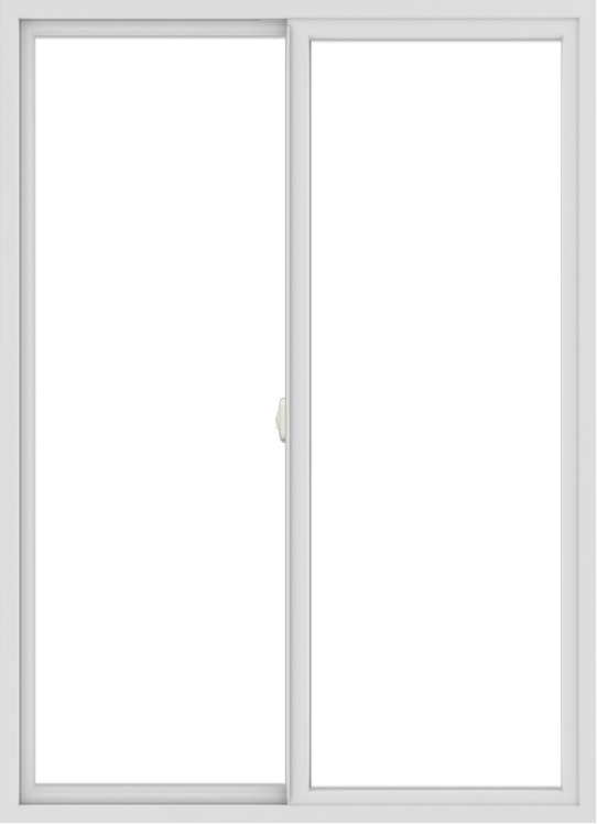 WDMA 48x66 (47.5 x 65.5 inch) Vinyl uPVC White Slide Window without Grids Interior