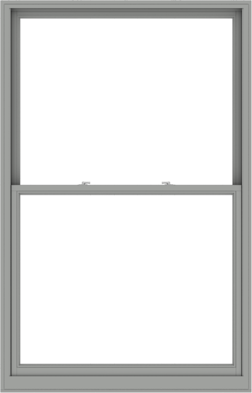WDMA 54x84 (53.5 x 83.5 inch)  Aluminum Single Double Hung Window without Grids-1