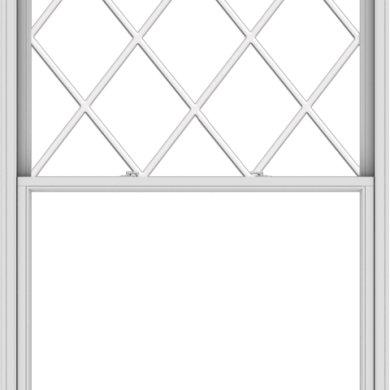 WDMA 54x90 (53.5 x 89.5 inch)  Aluminum Single Double Hung Window with Diamond Grids
