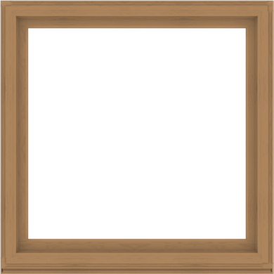 WDMA 56x56 (55.5 x 55.5 inch) Composite Wood Aluminum-Clad Picture Window without Grids-1