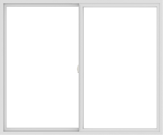 WDMA 72x60 (71.5 x 59.5 inch) Vinyl uPVC White Slide Window without Grids Interior