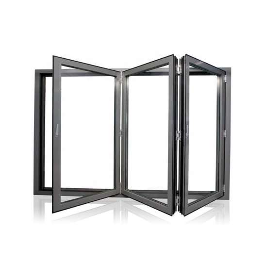 China WDMA Aluminum Kitchen Glass Folding Window For Home