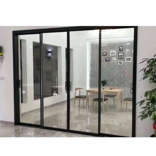 WDMA Aluminum Soundproof Interior Sliding Glass Door Price