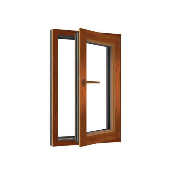 China WDMA Aluminum Clad Timber Glass Doors And Windows