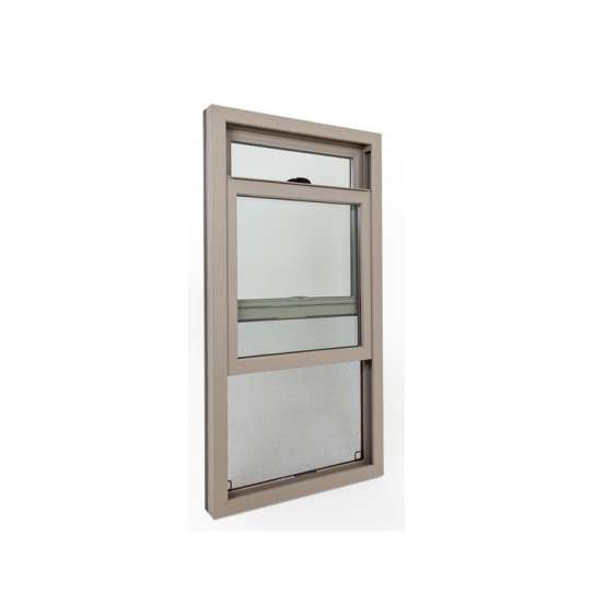 WDMA decorative glass window style Aluminum Wood Single Hung Window