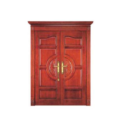 WDMA Antique American Double Leaf Teak Solid Wood Main Door Carving Design Models With Photos