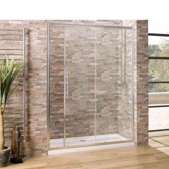 China WDMA Bypass Black Framed Corner Sliding Shower Cabin Shower Door Shower Enclosure