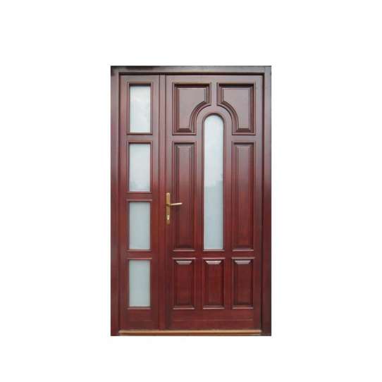 WDMA China Factory Semi Solid Wooden Door Plywood Doors