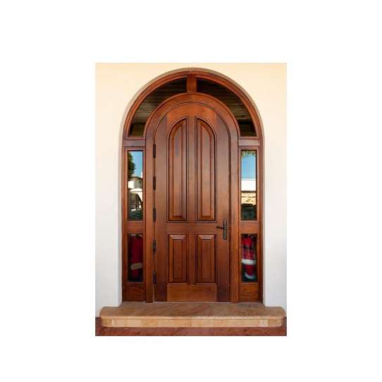 WDMA Exterior Paint Double Solid Nyatoh Merpauh Finger Joint Wood Framed Front Pocket Fire Resistant Door With Beveled Glass For Home