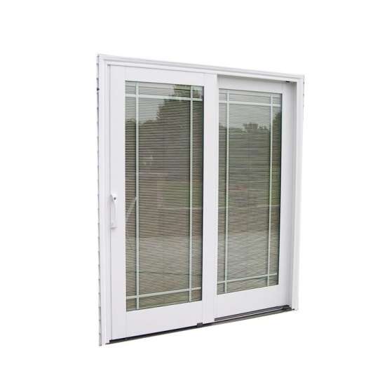 China WDMA Florida Approval Wind Pressure Resistance Sliding Door With Grill