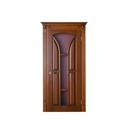 China WDMA teak wood doors polish color