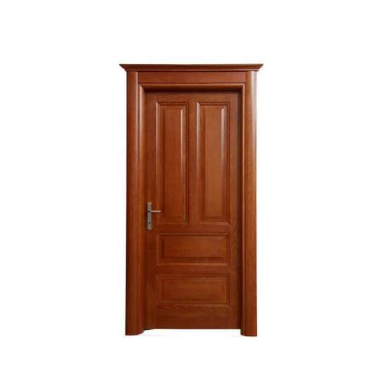 China WDMA teak wood doors polish color Wooden doors
