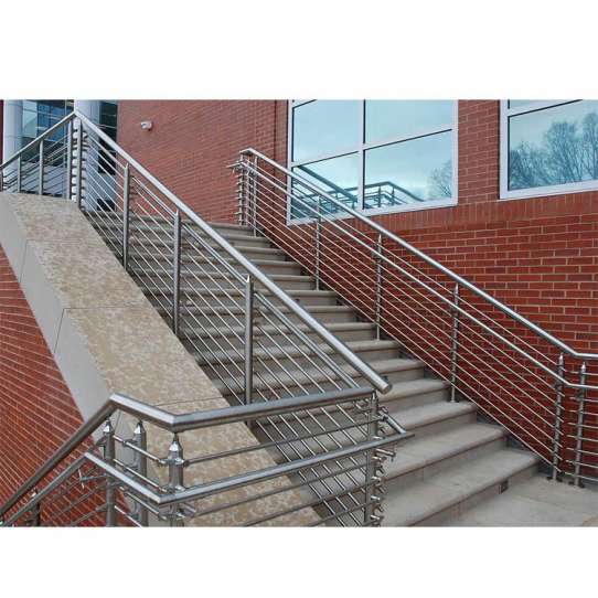 China WDMA staircase railing stainless steel Balustrades Handrails