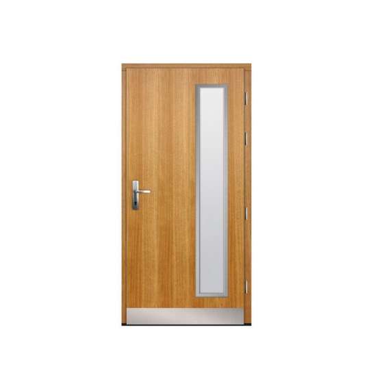 WDMA flat teak wood main door designs