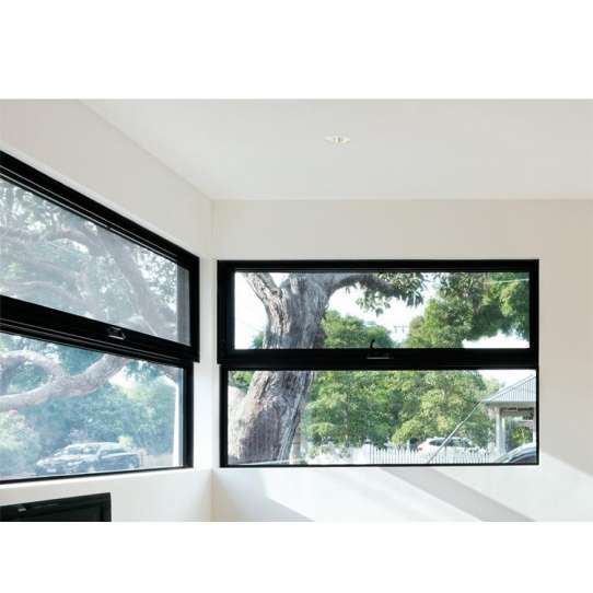 WDMA New Products Australia Design Most Popular Type Chain Winder Awning Window With Fixed Louver On Top