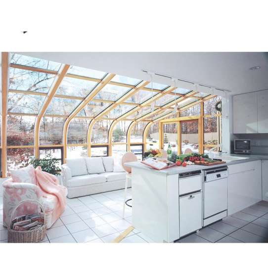 China WDMA Prefabricated Four Seasons Aluminum Glass Sunrooms Conservatory House
