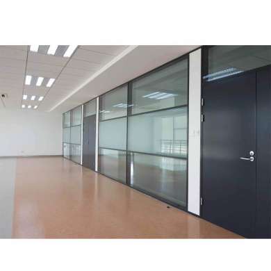 WDMA Price Of Aluminium Office Partition Glass Wall