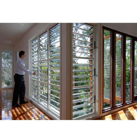 China WDMA Standard House Aluminium Jalousie Shutter Glass Naco Louvre Windows Ventilation With Glass Shutters Sizes