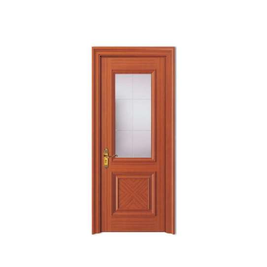 WDMA wood door with glass